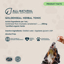 Animal Essentials Herbal Tonic Golden Seal Promotes Resistance to Pathogens for Dogs & Cats 1-oz - Dog Supplements &