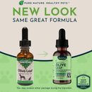Animal Essentials Herbal Tonic Olive Leaf Promotes Resistance to Pathogens for Dogs & Cats - Dog Supplements & Vitamins