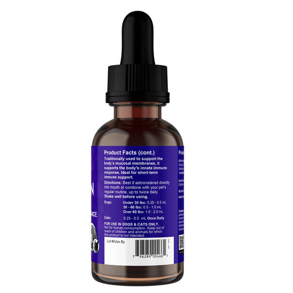 Animal Essentials Herbal Tonic Oregon Grape Promotes Resistance to Pathogens for Dogs & Cats - Dog Supplements &