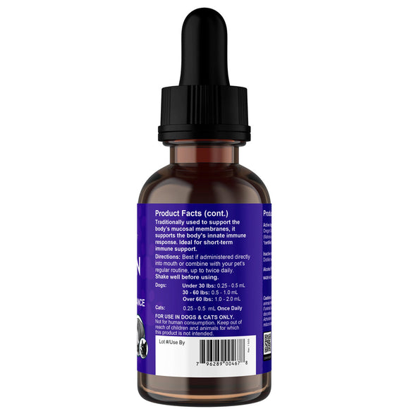 Animal Essentials Herbal Tonic Oregon Grape Promotes Resistance to Pathogens for Dogs & Cats - Dog Supplements &
