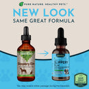 Animal Essentials Herbal Tonic Slippery Elm Supports Respiratory & Gut Health for Dogs & Cats - Dog Supplements &