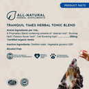 Animal Essentials Herbal Tonic Tranquil Times Manages Stress & Promotes Calm for Dogs & Cats - Dog Supplements &