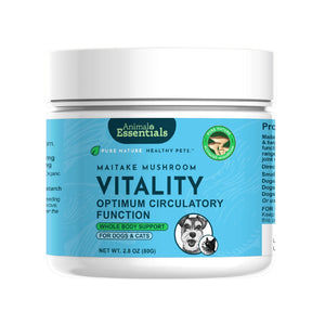Animal Essentials Maitake Mushroom Vitality Optimum Circulatory Function for Dogs & Cats 2.8-oz - Dog Supplements &