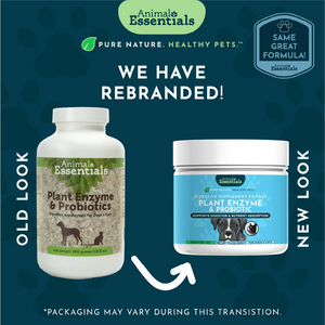 Animal Essentials Plant Enzyme & Probiotic Digestive Supplement Powder for Dogs & Cats - Dog & Cats Digestive &