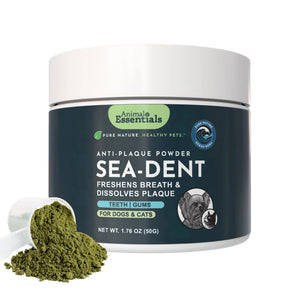 Animal Essentials Sea-Dent Anti-Plaque Powder for Dogs - All Dog Dental Care 1