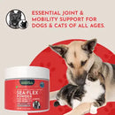 Animal Essentials Sea-Flex Powder for Healthy Joints & Mobility for Dogs & Cats 3.5-oz - Dog Supplements & Vitamins 7