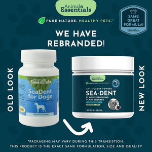 Animal Essentials SeaDent Anti-Plaque Powder for Dogs (2.5 oz) - All Dog Dental Care 2