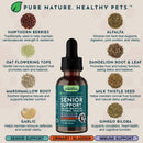 Animal Essentials Senior Support Herbal Tonic to Maintain Optimal Health for Dogs & Cats - Pet Vitamins & Supplements 10
