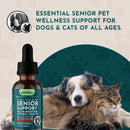 Animal Essentials Senior Support Herbal Tonic to Maintain Optimal Health for Dogs & Cats - Pet Vitamins & Supplements 6