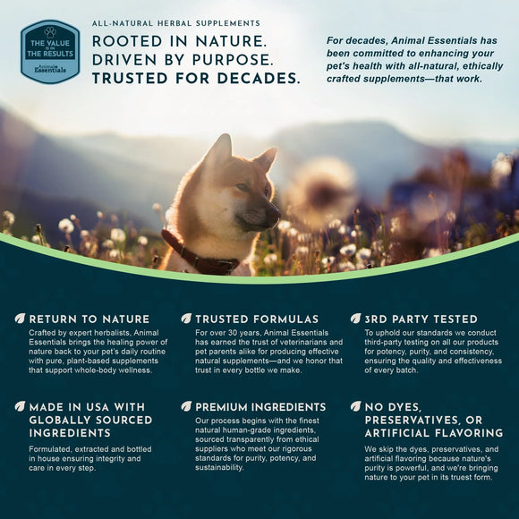 Animal Essentials Tinkle Tonic Herbal Tonic to Support Urinary Tracts System for Dogs & Cats - Urinary Tract 9