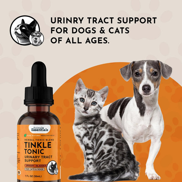 Animal Essentials Tinkle Tonic Herbal Tonic to Support Urinary Tracts System for Dogs & Cats - Urinary Tract 8