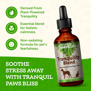 Animal Essentials Tranquil Times Herbal Tonic to Manage Stress & Calm for Dogs & Cats - Calming & Behavior 2