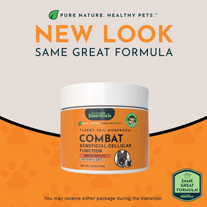 Animal Essentials Turkey Tail Mushroom Combat Immune Support for Dogs & Cats 2.5-oz - Dog Supplements & Vitamins 2
