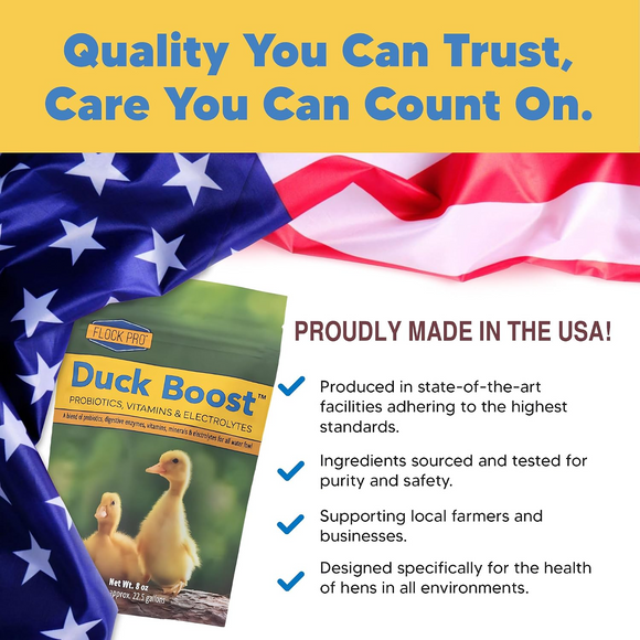 Animal Health Solutions Duck Boost Probiotic Vitamin & Electrolyte Supplement for Water Fowl - Poultry Food 7