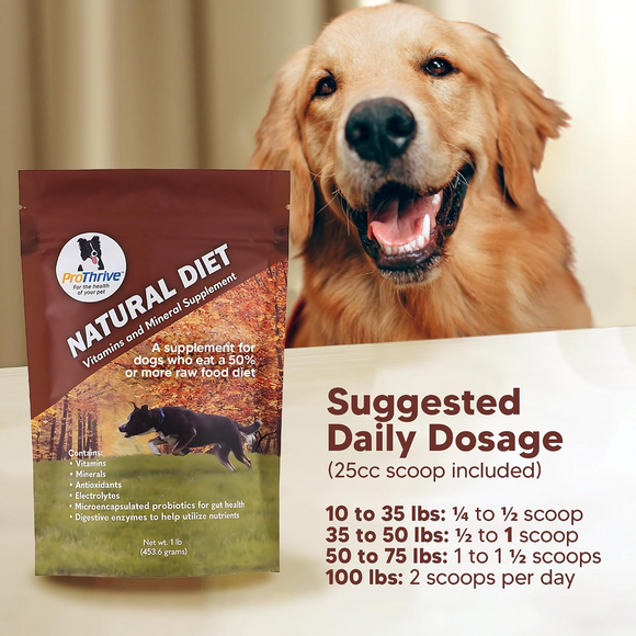 Animal Health Solutions Natural Diet Vitamin & Mineral Supplement for Dogs 1-lb - Dog Supplements & Vitamins 7