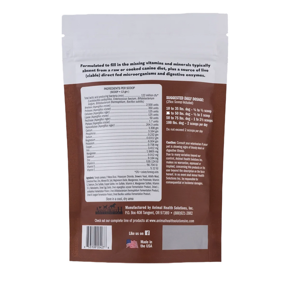 Animal Health Solutions Natural Diet Vitamin & Mineral Supplement for Dogs 1-lb - Dog Supplements & Vitamins 9