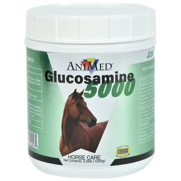 AniMed Glucosamine 5000 Joint Supplement For Horses - 2.25-lb - Horse Health & Wellness 4