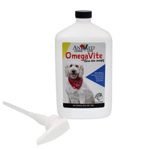 AniMed OmegaVite Itch-No-More for Dogs (32 oz) - Dog Skin & Coat Supplements 1