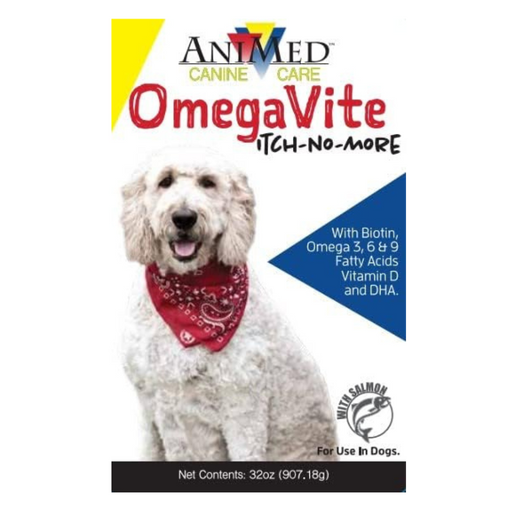 AniMed OmegaVite Itch-No-More for Dogs (32 oz) - Dog Skin & Coat Supplements 2