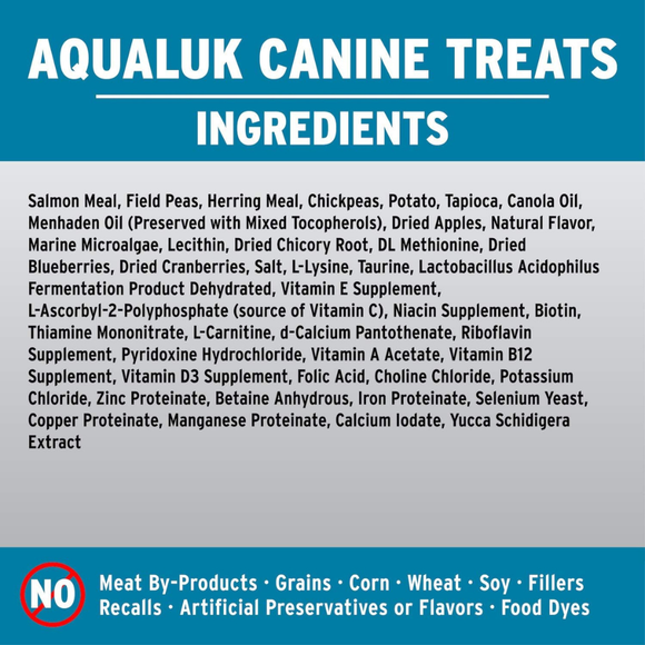 Annamaet Aqualuk Cold Water Fish Formula Grain-Free Oven-Baked Dog Treats (7 oz) - Dog Treats 4