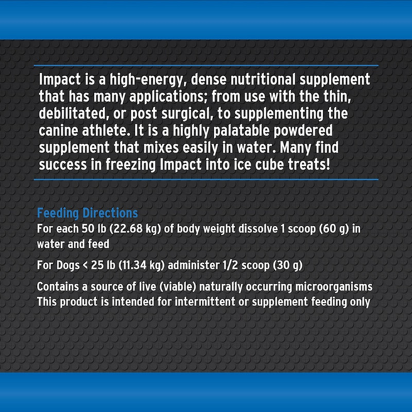 Annamaet Impact High-Energy Dense Nutrition Supplement for Dogs (1 lb) - Dog Supplements & Vitamins 3