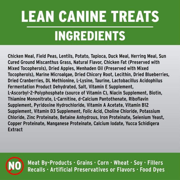 Annamaet Lean Low Fat Formula Grain-Free Oven-Baked Dog Treats (7 oz) - Dog Treats 4
