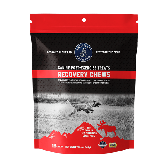 Annamaet Recovery Chews Post-Exercise Treats for Dogs - 16 Chews - Dog Treats 1
