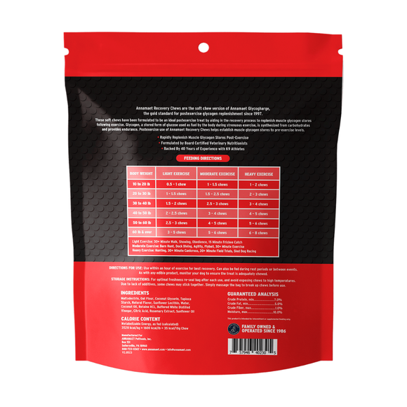 Annamaet Recovery Chews Post-Exercise Treats for Dogs - Dog Treats 3