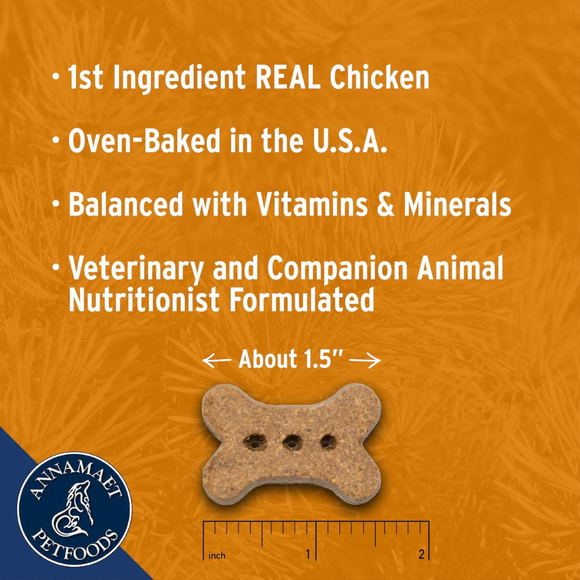 Annamaet Salcha Poultry Formula Grain-Free Oven-Baked Dog Treats (7 oz) - Dog Treats 2