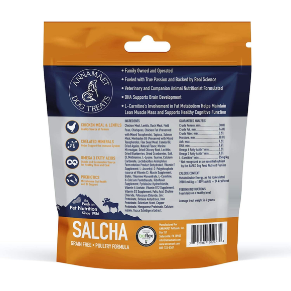 Annamaet Salcha Poultry Formula Grain-Free Oven-Baked Dog Treats (7 oz) - Dog Treats 3