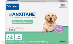 Anxitane Chewable Tablets for Medium & Large Dogs 30 tablets - Dog Supplements & Vitamins 1