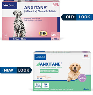 Anxitane Chewable Tablets for Medium & Large Dogs 30 tablets - Dog Supplements & Vitamins 2