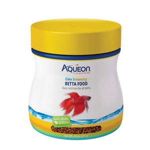 Aqueon Betta Food Color Enhancing Pellets Fish Foods 0.95-oz - Fish Food 1