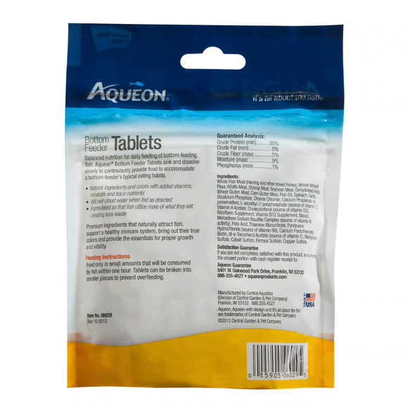 Aqueon Bottom Feeder Fish Food Tablets (3 oz) - 2
