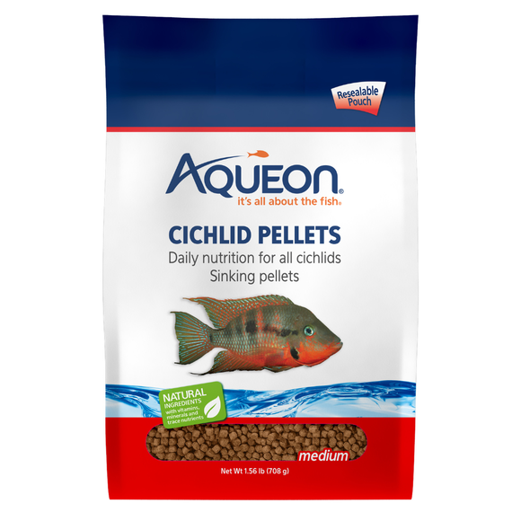 Aqueon Cichlid Pellets Fish Food - Mediu / 1.56 lb - Fish Food 3