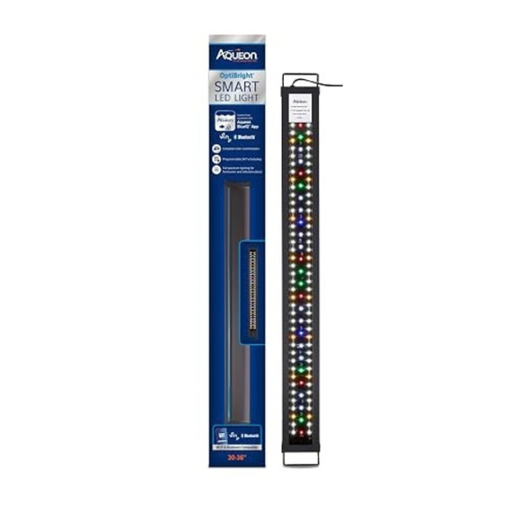 Aqueon OptiBright Smart LED Light Fixtures - 30-36 inches - Aquarium Lighting 11