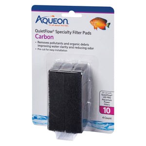 Aqueon Replacement Specialty Filter Pads -Carbon (4 ct)