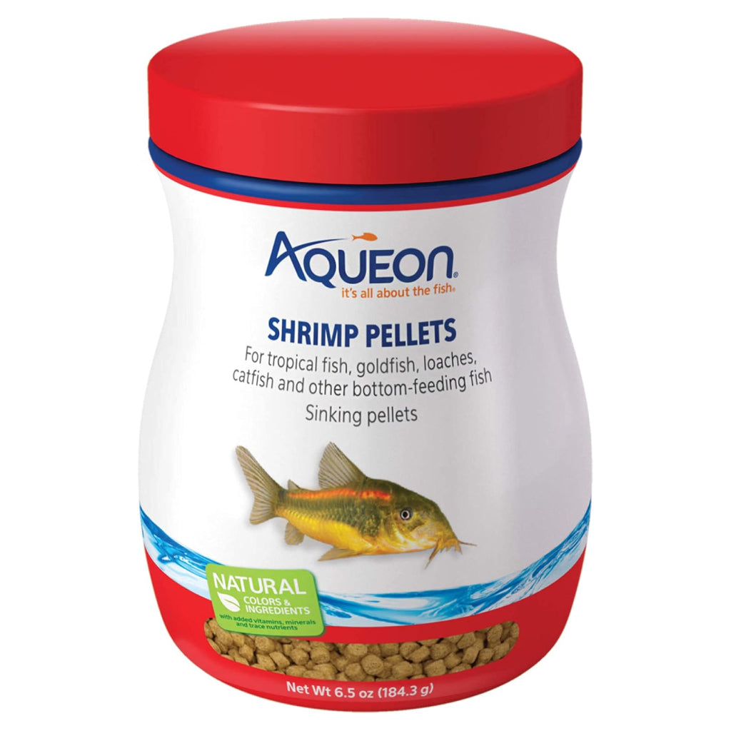 Aqueon Shrimp Pellets Fish Food for Catfish & Bottom Feeders