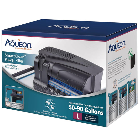 Aqueon SmartClean Power Filter with EcoRenew Filter Cartridge
