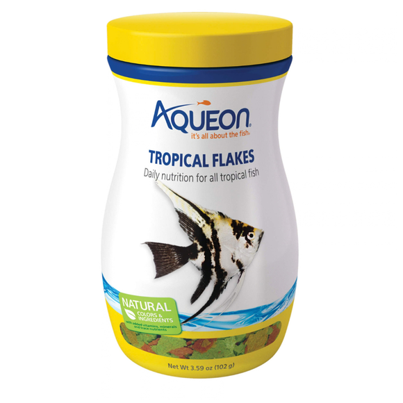 Aqueon Tropical Flakes Fish Food - 3.59 oz - Fish Food 2