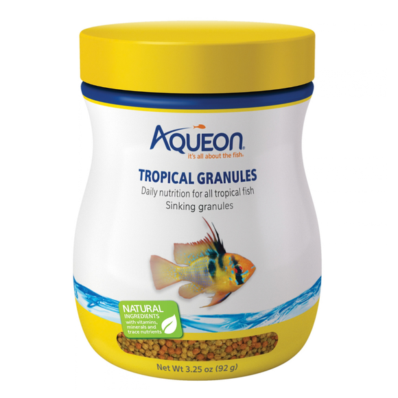 Aqueon Tropical Granules Fish Food 3.25-oz - Fish Food 1