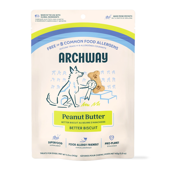 Archway Better Biscuit Peanut Butter Crunchy Dog Treats 5-oz - Dog Treats 1