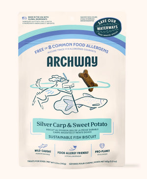 Archway Single Carp & Sweet Potato Biscuit Dog Treats 5-oz - Dog Treats 1