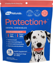 Ark Naturals 5-in-1 Protection Brushless Toothpaste Dental Chews for Medium Breed Dogs 18-oz - Dog Dental Chews &