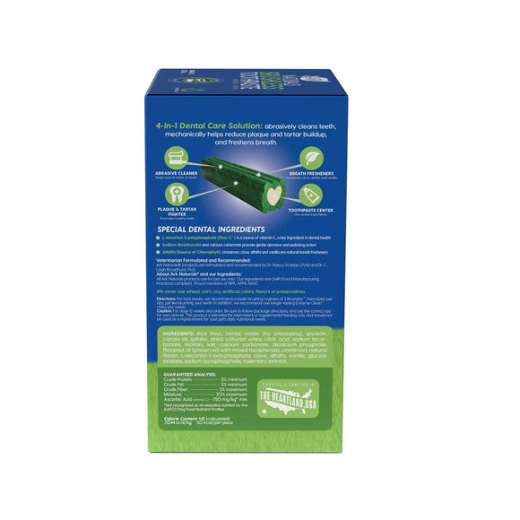 Ark Naturals Brushless Toothpaste Dental Chews 4-in-1 for Medium Dogs
