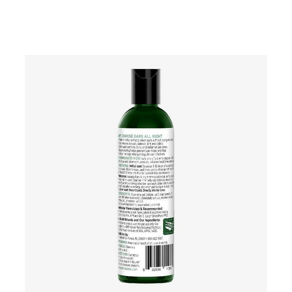 Ark Naturals Ears All Right Gentle Ear Cleanser For Dogs & Cats(4 oz)