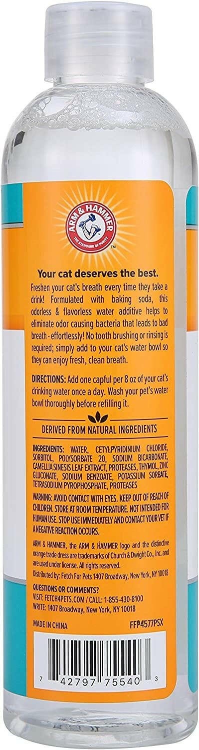 Arm & Hammer Advanced Care Dental Water Additive for Cats (8oz) - 2