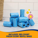 Arm & Hammer Disposable Waste Bags Refills (180ct)
