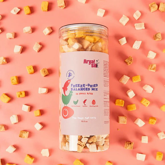 Arya Sit Freeze-Dried Balanced Mix in Small Bites Treats for Dogs & Cats - Dog & Cat Treats 3