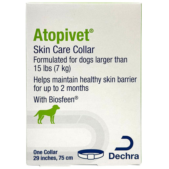 Atopivet Skin Care Collar for Dogs Larger than 15 lbs - Dog Health Care & Wellness 1